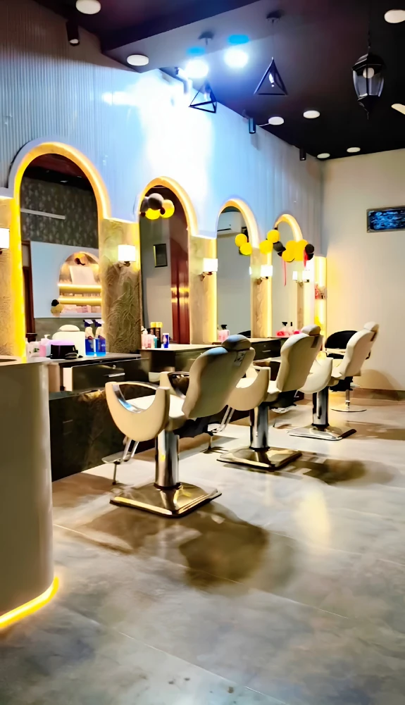 Elegant studio ambience at HS Makeover Studio
